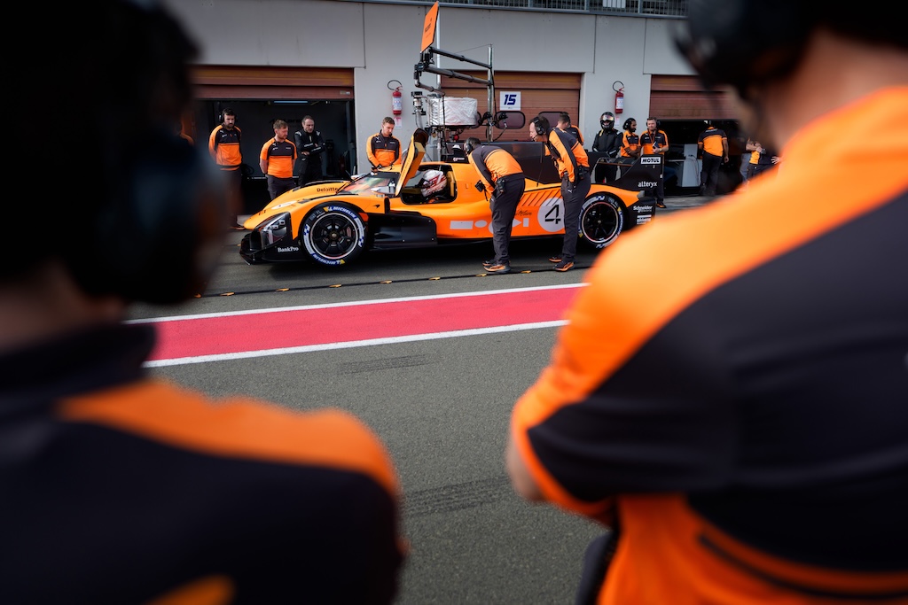 Mikkel Jensen først bag rattet i McLarens nye Le Mans-våben.
(Foto: McLaren Racing)